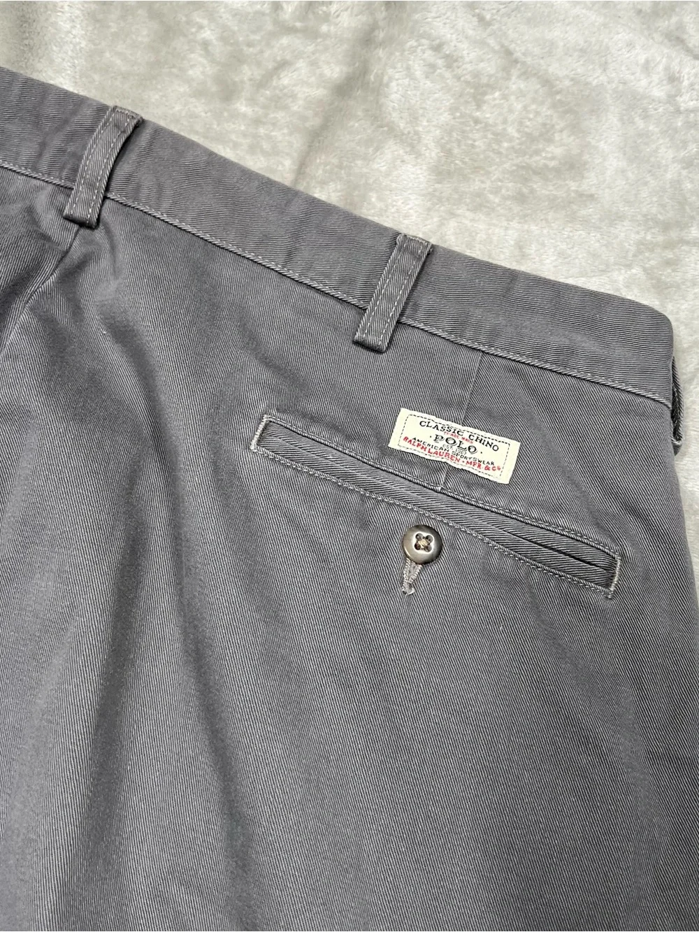 Vintage Polo Ralph Lauren Andrew Pants Mens 36x29 Gray Pleated Preppy Baggy Y2K